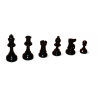 Schachfiguren Kunststoff, Turniergröße (KH 9,5cm)